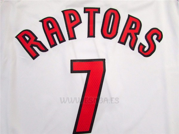 Camiseta Toronto Raptors Kyle Lowry #7 Blanco